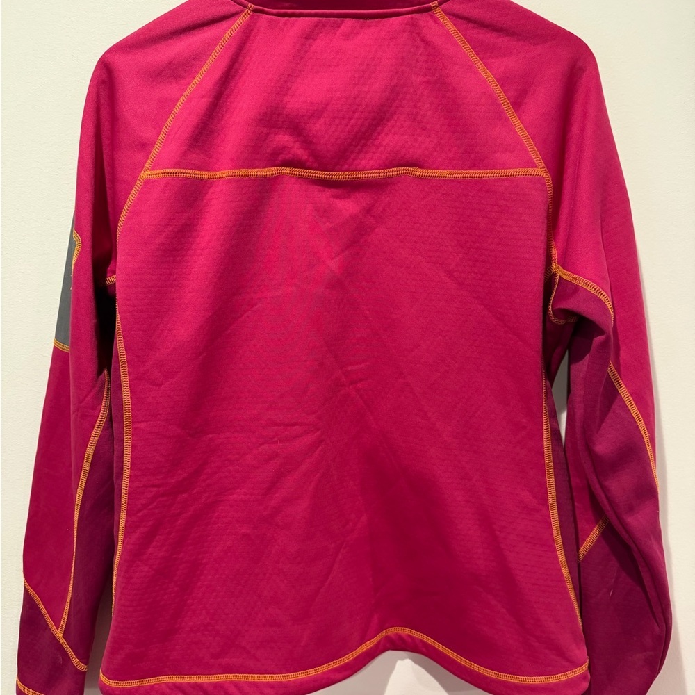 Cabela's Fleece Lined Jacket Pink Mock Neck Full Zip Womens Size Large L - Picture 7 of 7